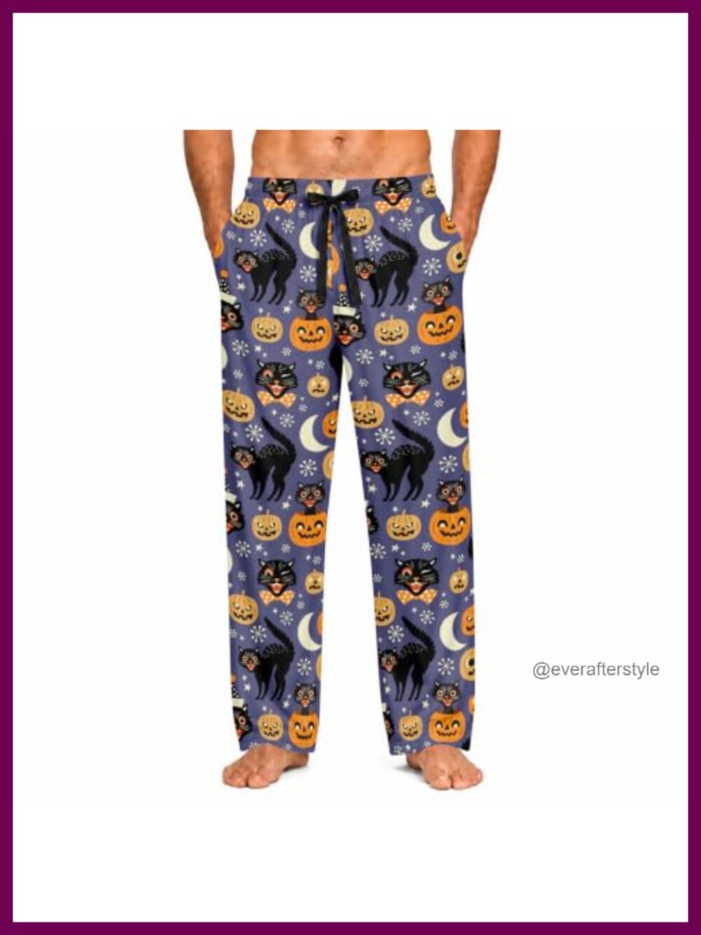 Men's Pajama Pants Lightweight Sleep Lounge Bottoms with Pockets